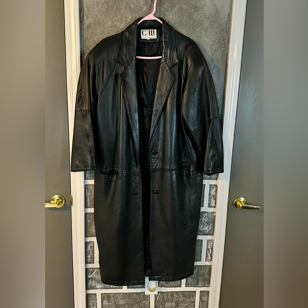 Vintage G-III genuine leather jacket